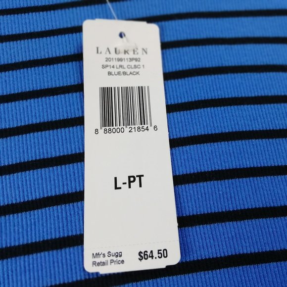 Blue and Black Ralph Lauren long sleeve top - Picture 6 of 9